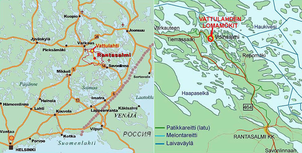 Карта китее финляндия
